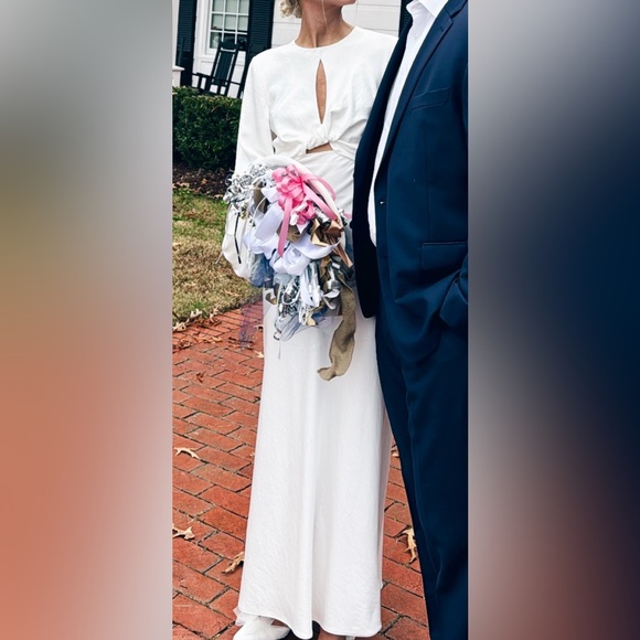 White Significant Other dress - worn once for a few hours! - Picture 3 of 3